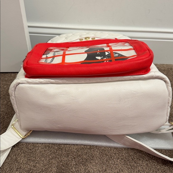 Betsey Johnson rare telephone booth full size backpack - Picture 6 of 6